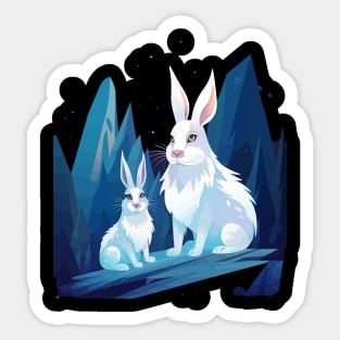 Arctic Hare Fathers Day Sticker